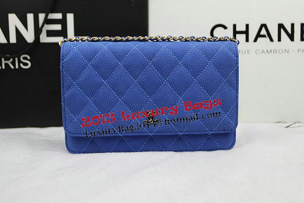 Chanel mini Flap Bag Original Suede Leather A33814 Blue