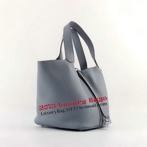 Hermes Picotin Lock MM Bags Clemence Leather H8616 Grey Hermes Picotin Lock MM Bags Clemence Leather H8616 Grey