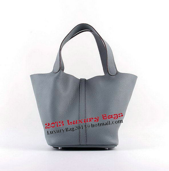 Hermes Picotin Lock MM Bags Clemence Leather H8616 Grey Hermes Picotin Lock MM Bags Clemence Leather H8616 Grey