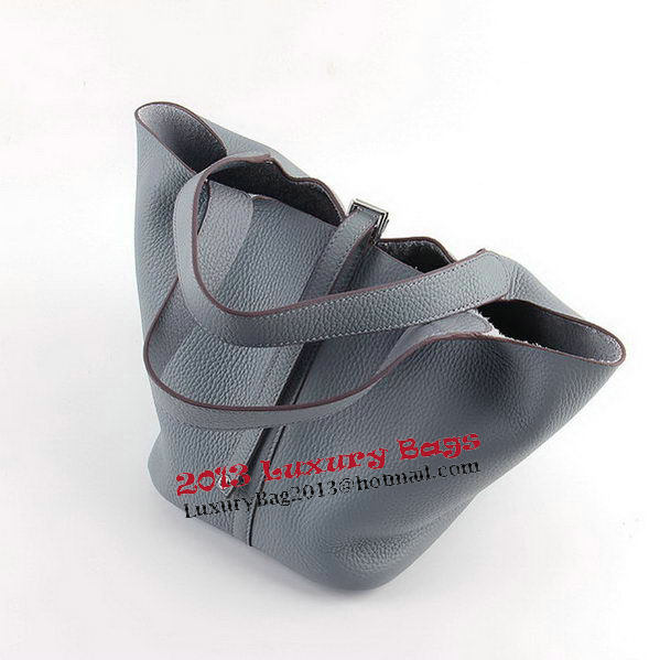 Hermes Picotin Lock MM Bags Clemence Leather H8616 Grey Hermes Picotin Lock MM Bags Clemence Leather H8616 Grey
