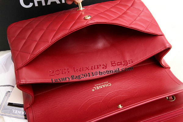 Chanel Jumbo Double Flaps Bags Original Lambskin Leather A36097 Burgundy