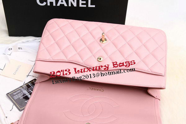 Chanel Jumbo Double Flaps Bags Original Lambskin Leather A36097 Pink