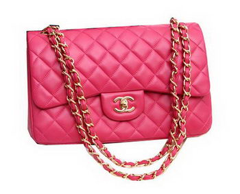 Chanel Jumbo Double Flaps Bags Original Lambskin Leather A36097 Rose