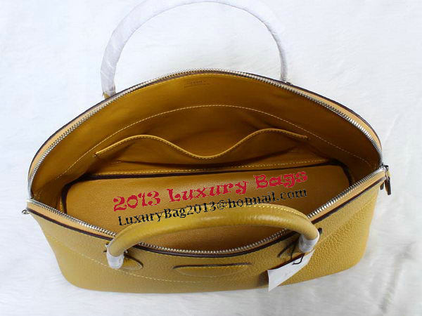 Hermes Bolide 37CM Calfskin Leather Tote Bags H509084 Yellow