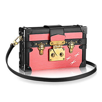Louis Vuitton M50014 Petite Malle Epi Leather Bag Pink