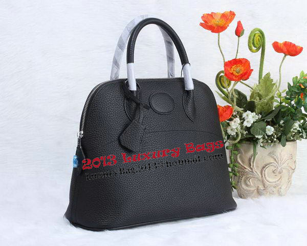 Hermes Bolide 31CM Calfskin Leather Tote Bag H509083 Black