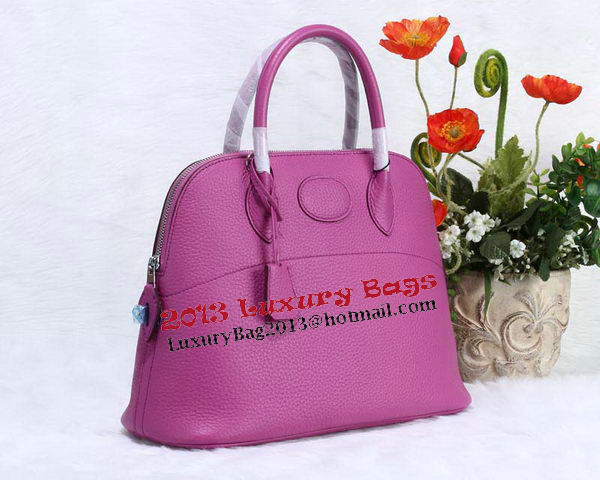 Hermes Bolide 31CM Calfskin Leather Tote Bag H509083 Lavender