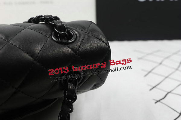 Chanel 2.55 Series Flap Bags Original Sheepskin Leather A1112 Black