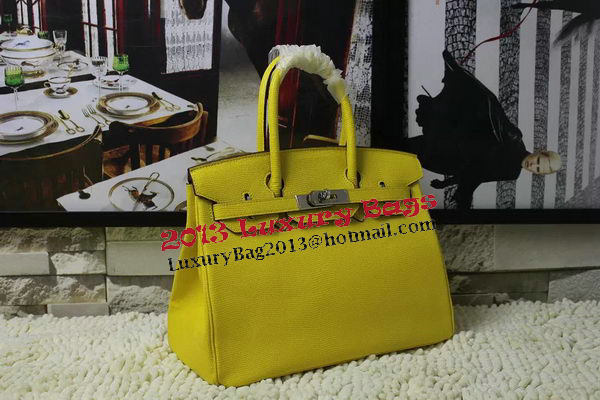 Hermes Birkin 35CM 30CM Tote Bag Lizard Leather H35H30 Yellow