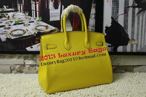 Hermes Birkin 35CM 30CM Tote Bag Lizard Leather H35H30 Yellow