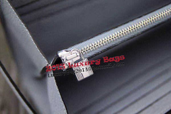Hermes Kelly Wallet Togo Leather Bi-Fold Purse HA708W Royal