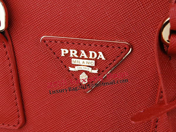 Prada Saffiano Leather Tote Bag PBN1801 Red