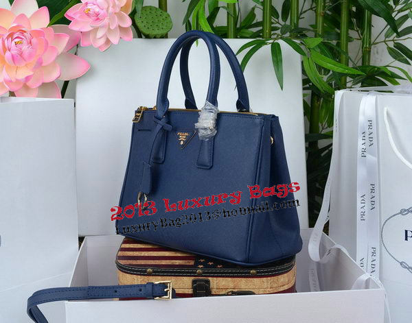 Prada Saffiano Leather Tote Bag PBN1801 Royal