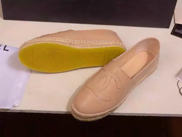 Chanel Leather Toe Flat CH1015LRF Apricot