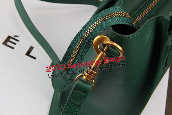 Celine Luggage Nano Bag Original Leather CTS3309 Green