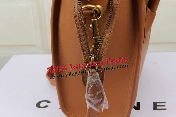 Celine Luggage Nano Bag Original Leather CTS3309 Wheat