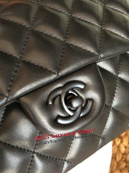 Chanel 2.55 Series Flap Bag Original Lambskin Leather A1112 Black