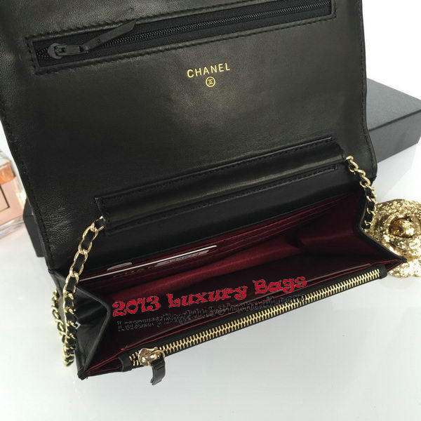 Chanel mini Flap Bag Black Original Sheepskin A33814 Gold