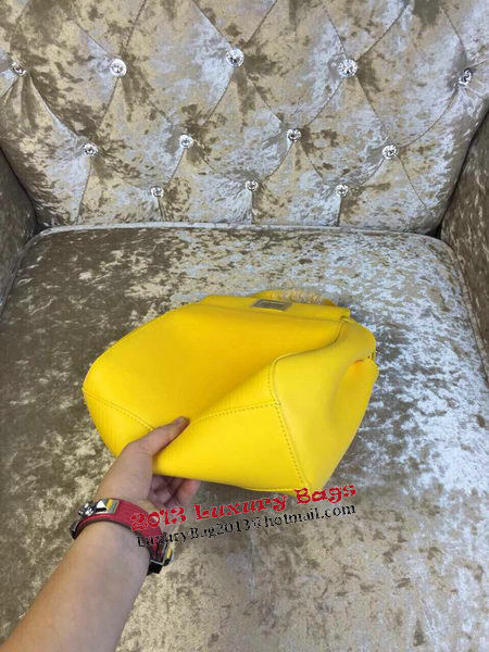 Fendi mini Peekaboo Bag Calfskin Leather 30320 Yellow