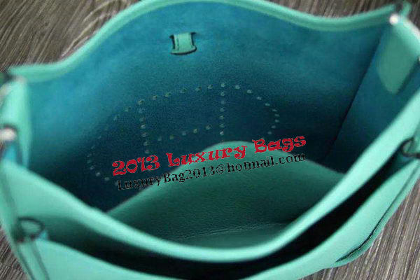 Hermes Evelyne 28cm Messenger Bag Original Leather H1188 Light Green