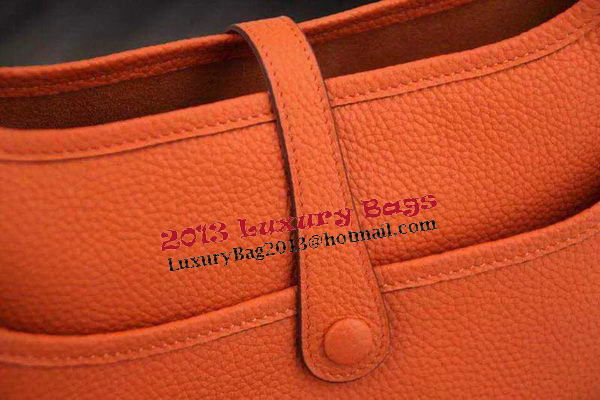 Hermes Evelyne 28cm Messenger Bag Original Leather H1188 Orange