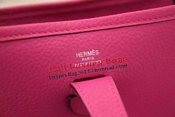 Hermes Evelyne 28cm Messenger Bag Original Leather H1188 Rose