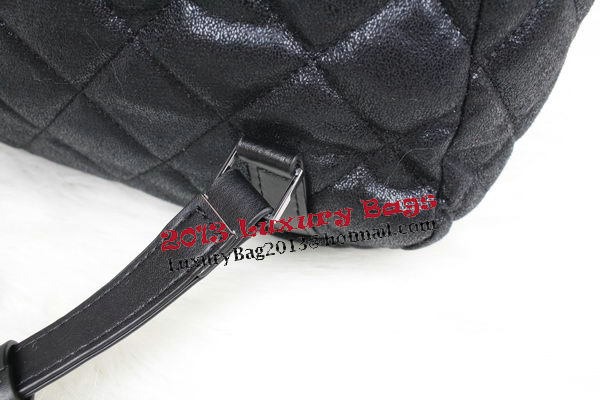 Stella McCartney Falabella PVC Fold Over Backpack SM879 Black