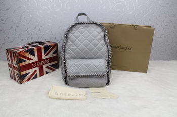Stella McCartney Falabella PVC Fold Over Backpack SM879 Grey