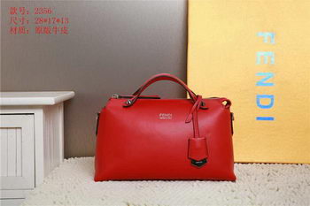 Fendi BY THE WAY Bag Calfskin Leather FD2356 Red