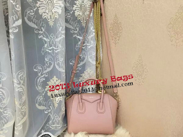 Givenchy mini Antigona Bag Goat Leather G1900 Light Pink