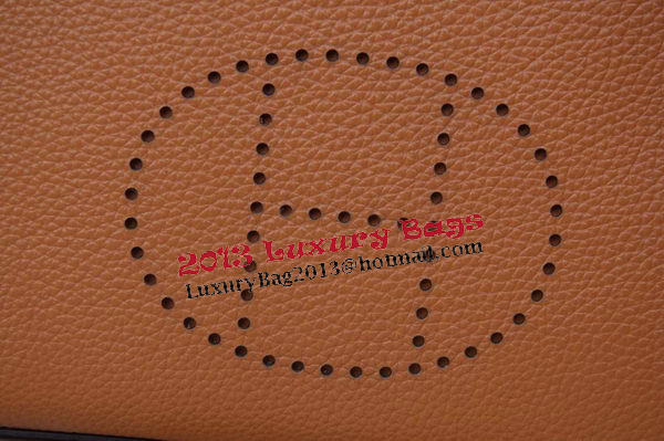 Hermes Briefcase Original Grainy Leather H8813T Wheat