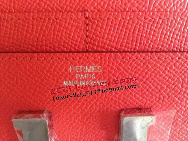 Hermes Constance Long Wallets Original Leather HA909 Light Pink