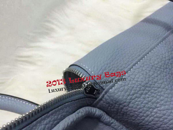 Hermes Lindy 30CM Original Leather Shoulder Bag HLD30 Light Blue