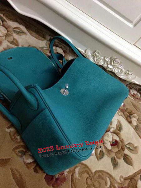 Hermes Lindy 30CM Original Leather Shoulder Bag HLD30 Light Green