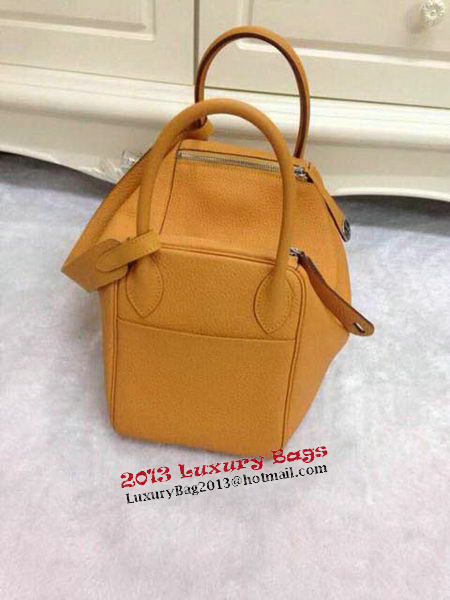 Hermes Lindy 30CM Original Leather Shoulder Bag HLD30 Wheat