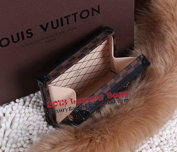 Louis Vuitton Petite Malle Damier Ebene Canvas Bag N41003