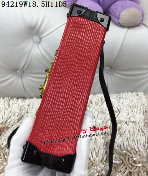 Louis Vuitton Petite Malle Epi Leather Bag M94219 Red