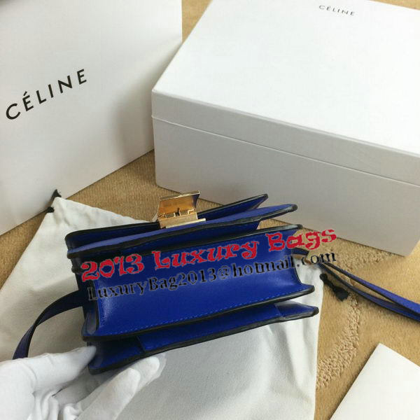 Celine Classic Box mini Flap Bag Smooth Leather C11041T Royal
