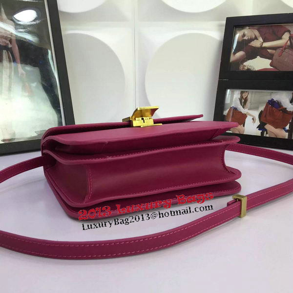 Celine Classic Box Flap Bag Calfskin Leather C88008 Rosy