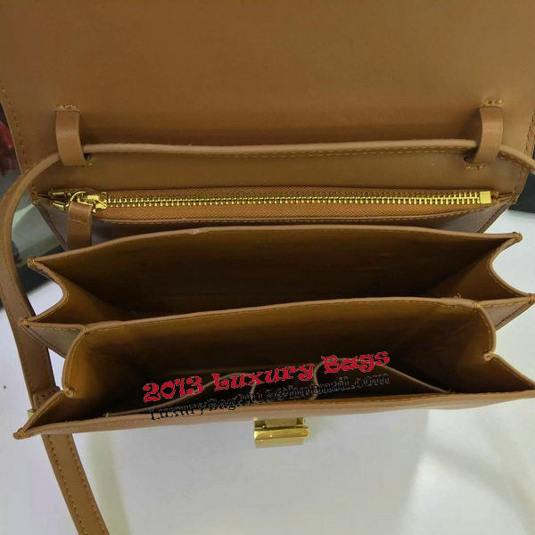 Celine Classic Box Flap Bag Calfskin Leather C88008 Wheat