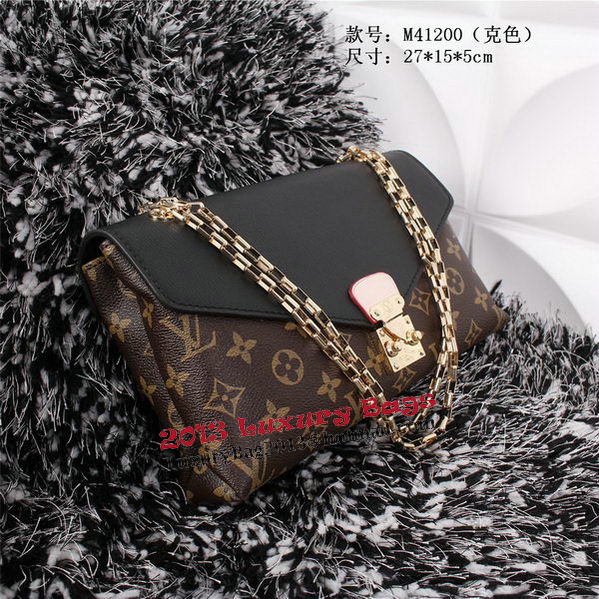 Louis Vuitton Monogram Canvas Pallas Chain Aurore Bag M41200 Black Louis Vuitton Monogram Canvas Pallas Chain Aurore Bag M41200 Black