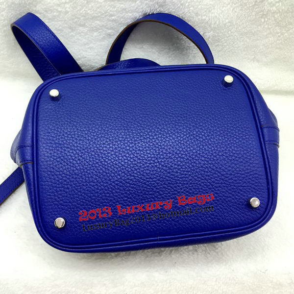 Hermes Picotin Lock 22cm Bags Litchi Leather HPL1048 Royal