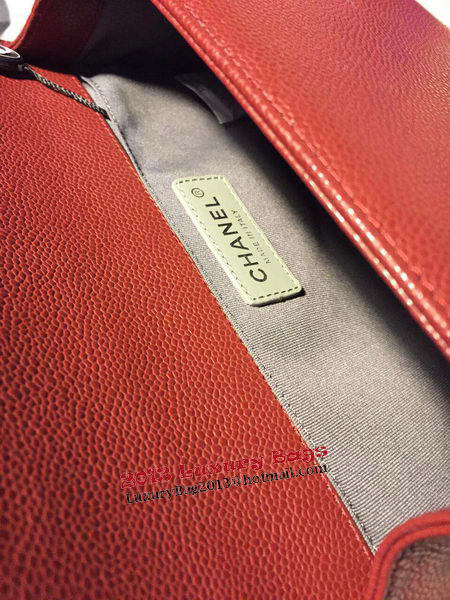 Boy Chanel Flap Shoulder Bag Cannage Pattern A67086 Burgundy