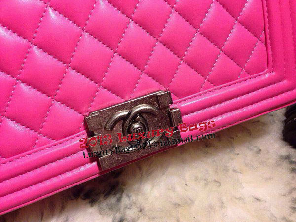 Boy Chanel Flap Shoulder Bag Sheepskin Leather A67086 Rose