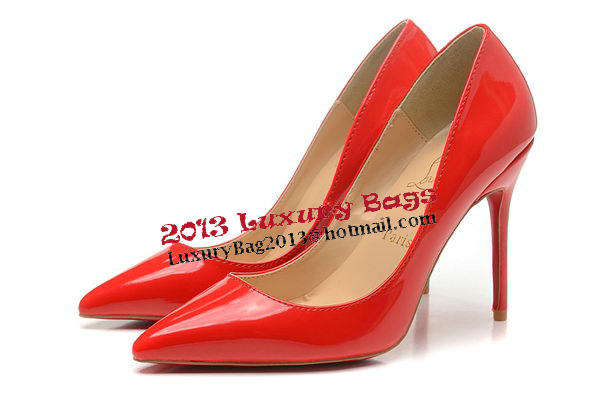 Christian Louboutin 100mm Pump Patent Leather CL1493 Red