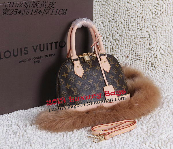 Louis Vuitton Monogram Canvas Alma BB Tote Bag M53152