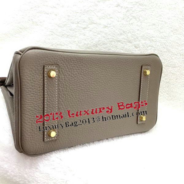 Hermes Birkin 25CM Tote Bag Original Leather H25T Grey
