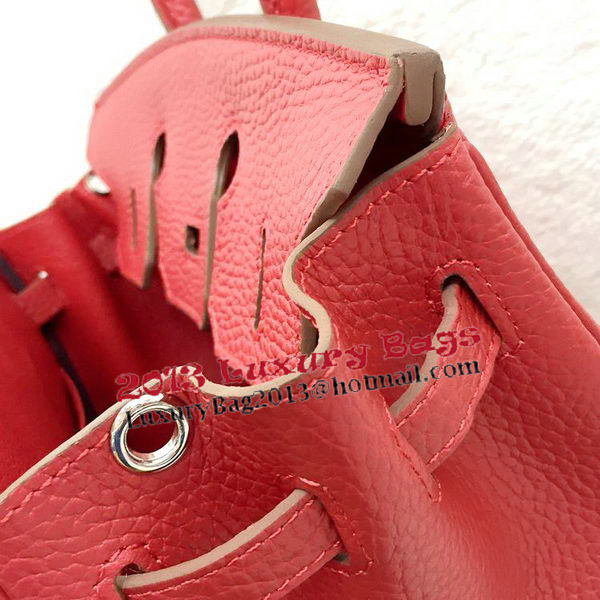 Hermes Birkin 25CM Tote Bag Original Leather H25T Red