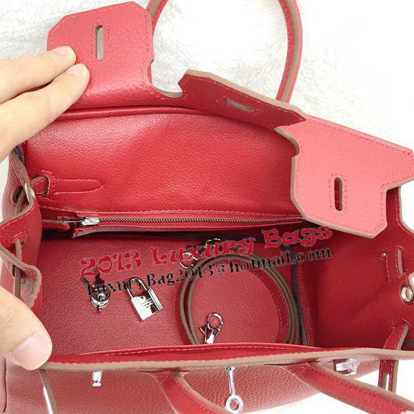 Hermes Birkin 25CM Tote Bag Original Leather H25T Red