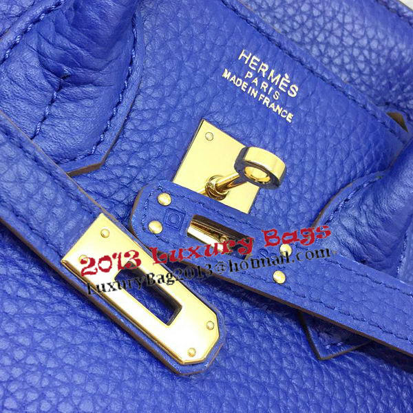 Hermes Birkin 25CM Tote Bag Original Leather H25T Royal